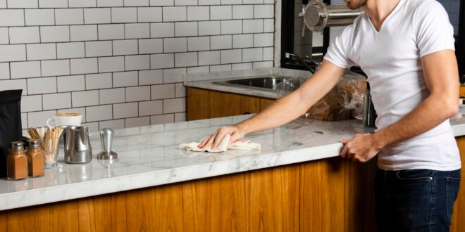 how to clean marble surfaces