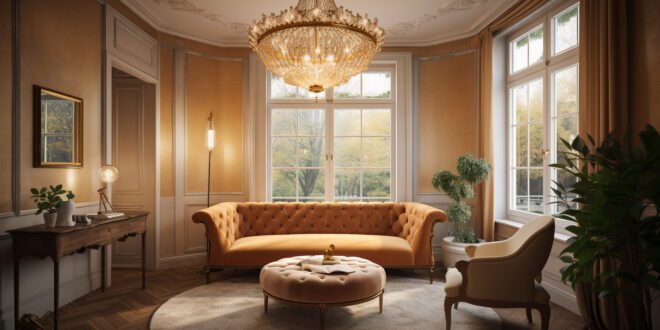old money living room