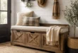 Entryway Bench With Storage
